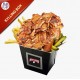 Kylling Box med pommes frites, salat og dressing